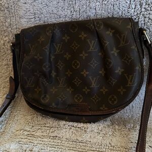 Louis Vuitton Dark Brown Monogram Shoulder Bag